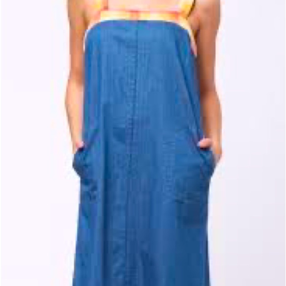 Anthro denim sundress